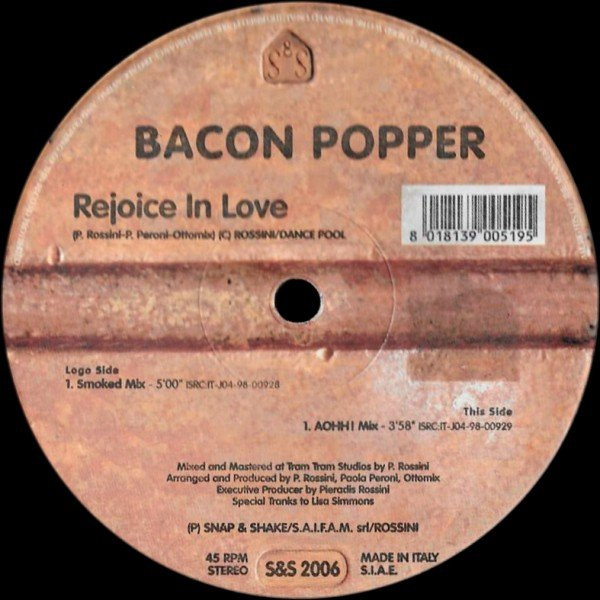 Bacon Popper - Rejoice In Love 1 Bacon Popper - Rejoice In Love