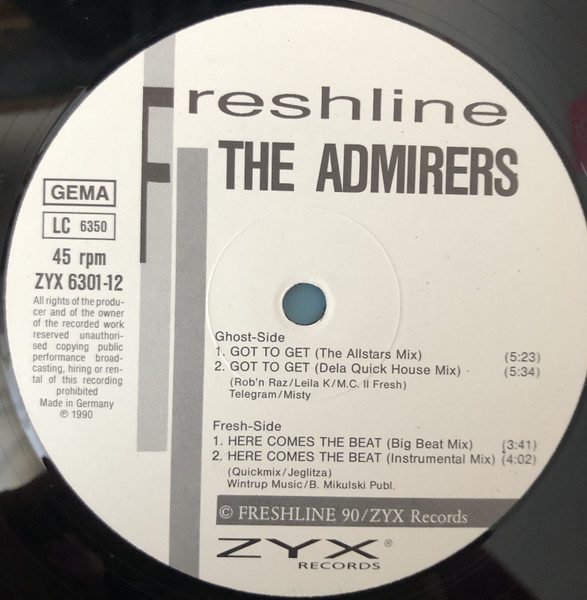 The Admirers - Got To Get 3 The Admirers - Got To Get
