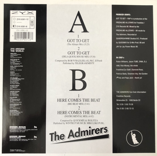 The Admirers - Got To Get 2 The Admirers - Got To Get