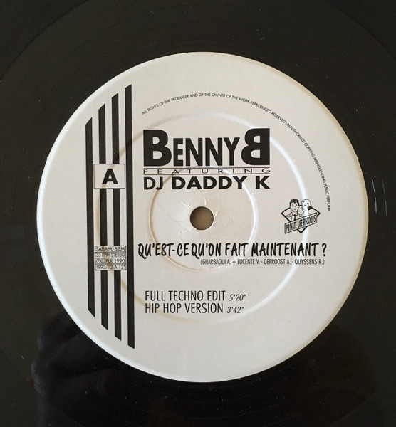 Benny B, DJ Daddy K - Qu'est-Ce Qu'on Fait Maintenant? 3 Benny B, DJ Daddy K - Qu'est-Ce Qu'on Fait Maintenant?
