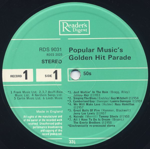 Various - Popular Music's Golden Hit Parade 4 Various - Popular Music's Golden Hit Parade