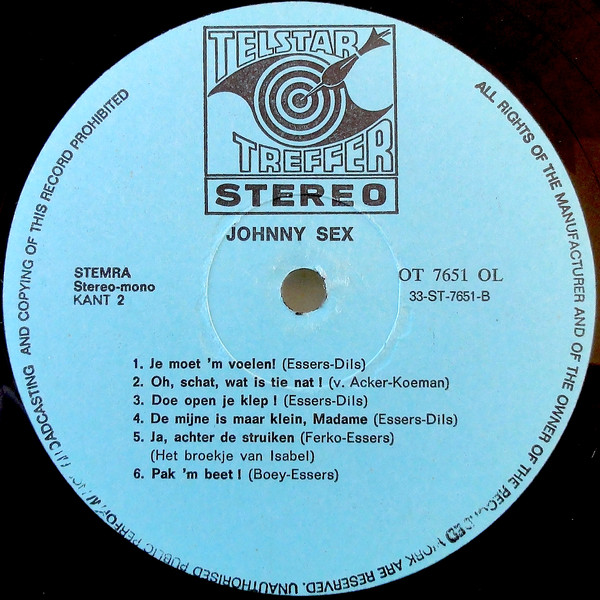 Johnny Sex - Die Van Mij Is Klein Maar Dapper En Andere Sex-Sellers ! 4 Johnny Sex - Die Van Mij Is Klein Maar Dapper En Andere Sex-Sellers !