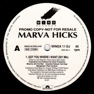 Marva Hicks - I Got You Where I Want