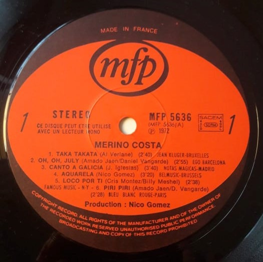 Merino Costa Y Sus Tipicos - Taka Takata 2 Merino Costa Y Sus Tipicos - Taka Takata