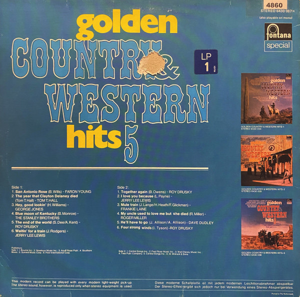 Various - Golden Country & Western Hits 5 2 Various - Golden Country & Western Hits 5