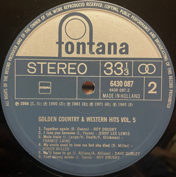 Various - Golden Country & Western Hits 5 4 Various - Golden Country & Western Hits 5