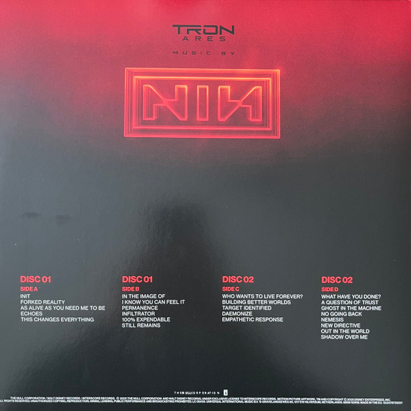 Nine Inch Nails - Tron: Ares (Original Motion Picture Soundtrack) 4 Nine Inch Nails - Tron: Ares (Original Motion Picture Soundtrack)