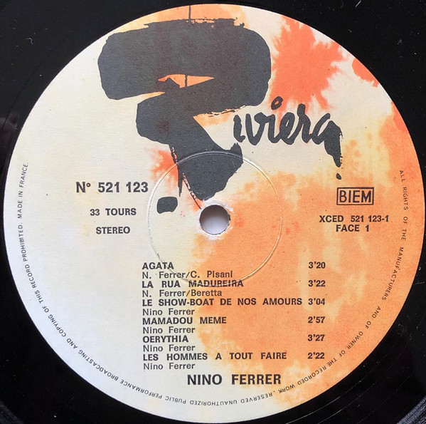 Nino Ferrer - Nino Ferrer 3 Nino Ferrer - Nino Ferrer