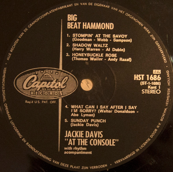 Jackie Davis - Big Beat Hammond 4 Jackie Davis - Big Beat Hammond
