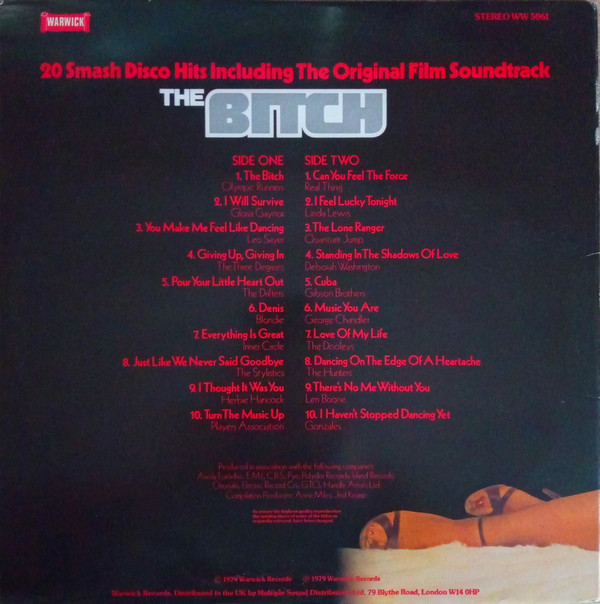 Various - The Bitch (20 Smash Disco Hits Including The Original Soundtrack) 2 Various - The Bitch (20 Smash Disco Hits Including The Original Soundtrack)