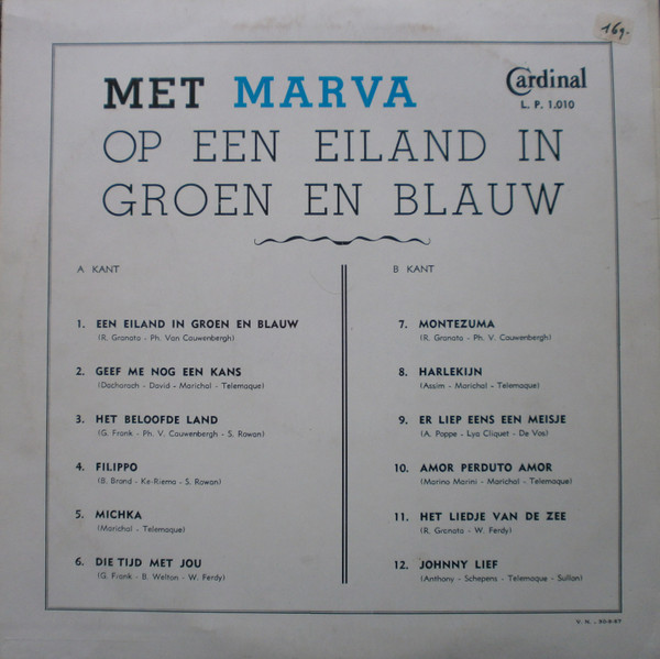 Marva - Met Marva Op Een Eiland In Groen En Blauw 2 Marva - Met Marva Op Een Eiland In Groen En Blauw