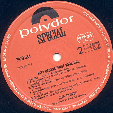 Rita Deneve - Rita Deneve Zingt Voor Jou... 4 Rita Deneve - Rita Deneve Zingt Voor Jou...