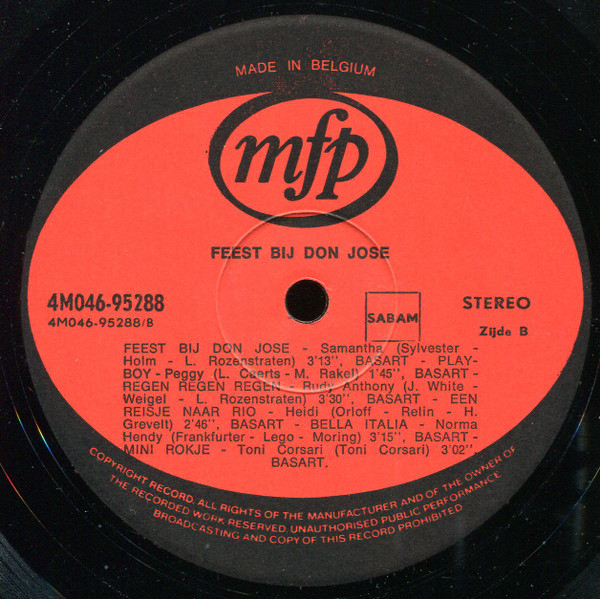 Various - Feest Bij Don José 4 Various - Feest Bij Don José