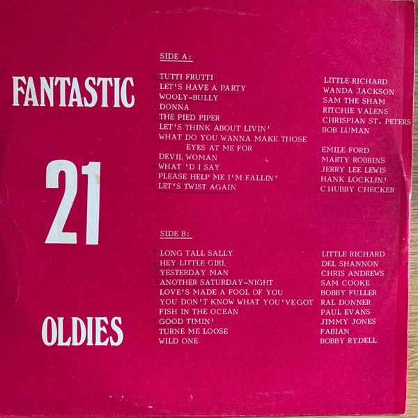 Various - 21 Fantastic Oldies 3 Various - 21 Fantastic Oldies