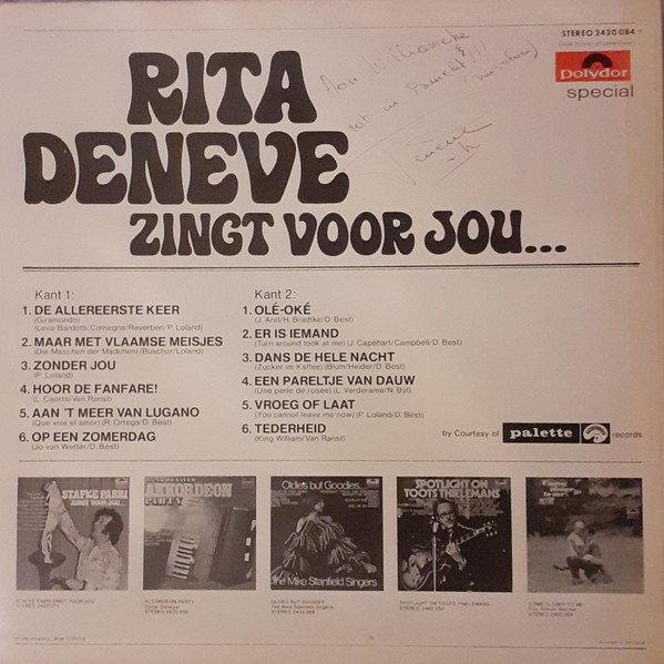 Rita Deneve - Rita Deneve Zingt Voor Jou... 2 Rita Deneve - Rita Deneve Zingt Voor Jou...