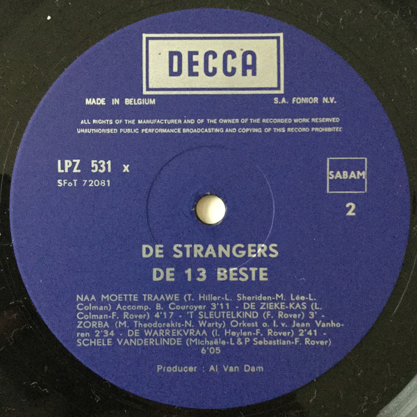 De Strangers - De 13 Beste (25 Jaar Jubileum) 4 De Strangers - De 13 Beste (25 Jaar Jubileum)