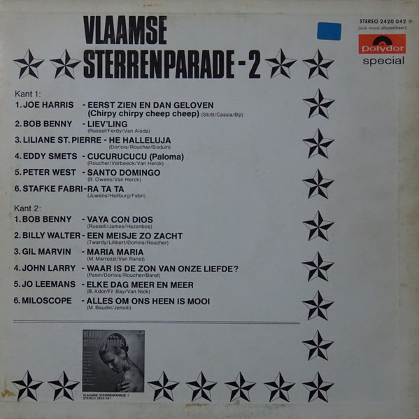 Various - Vlaamse Sterrenparade 2 2 Various - Vlaamse Sterrenparade 2