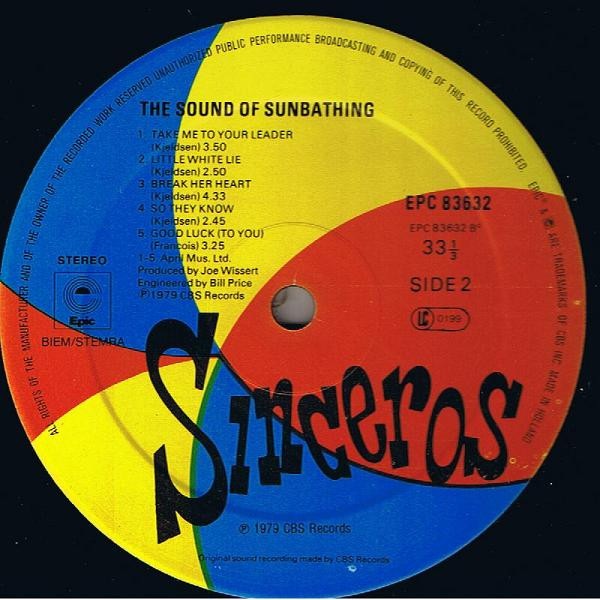 The Sinceros - The Sound Of Sunbathing 4 The Sinceros - The Sound Of Sunbathing