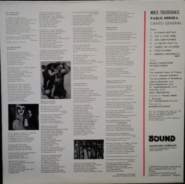 Mikis Theodorakis - Canto General 2 Mikis Theodorakis - Canto General