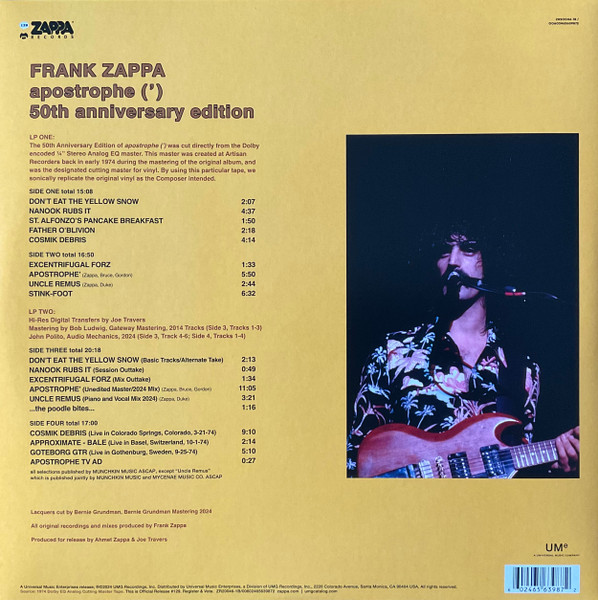 Frank Zappa - Apostrophe (') 3 Frank Zappa - Apostrophe (')