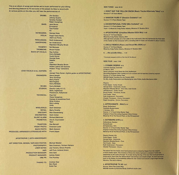 Frank Zappa - Apostrophe (') 4 Frank Zappa - Apostrophe (')