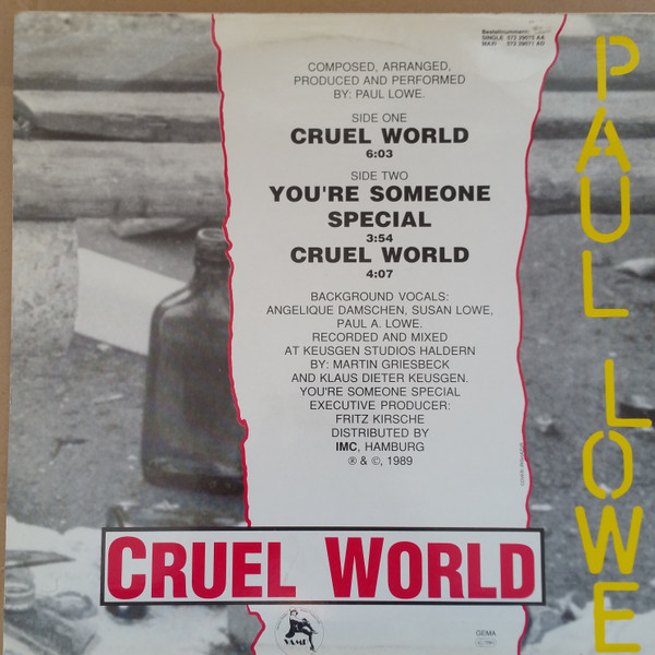 Paul Alexander Lowe - Cruel World 2 Paul Alexander Lowe - Cruel World