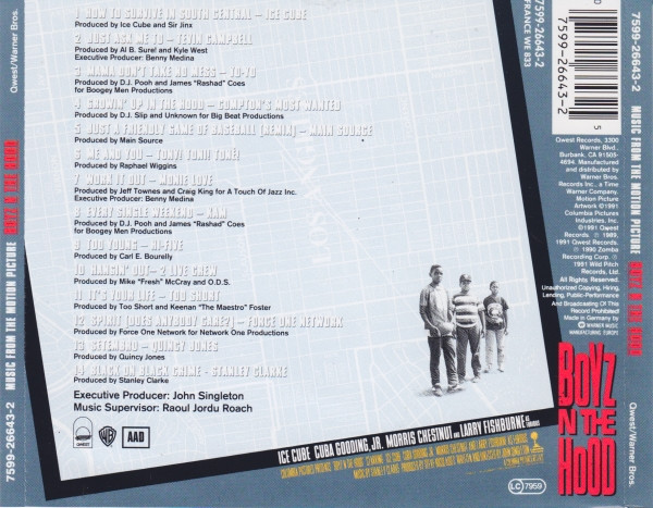 Various - Boyz N The Hood (Music From The Motion Picture) 2 Various - Boyz N The Hood (Music From The Motion Picture)