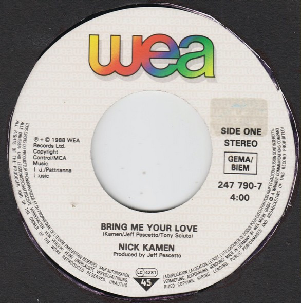 Nick Kamen - Bring Me Your Love 3 Nick Kamen - Bring Me Your Love