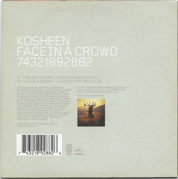 Kosheen - Face In A Crowd 2 Kosheen - Face In A Crowd