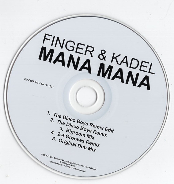 Finger & Kadel - Mana Mana 3 Finger & Kadel - Mana Mana