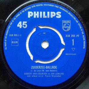 Godert Van Colmjon, Jan Lemaire, Orkest o.l.v. Pierre Wijnnobel - Zuiderzee-Ballade