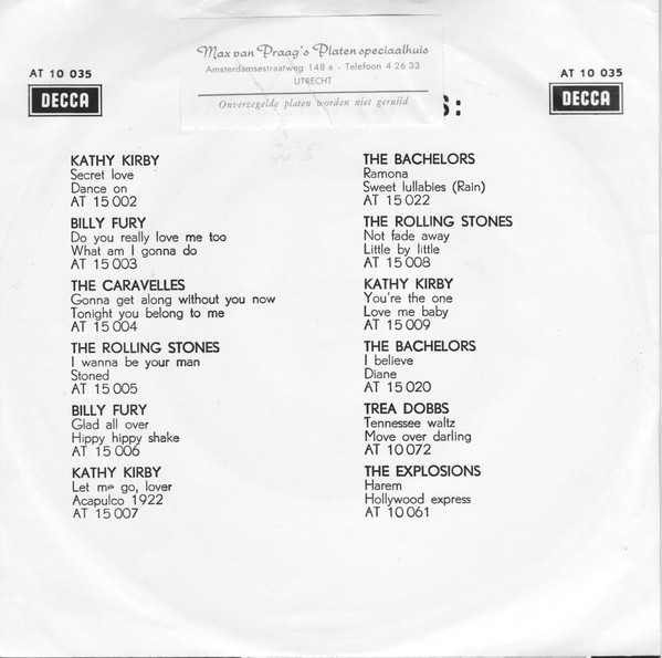 Trea Dobbs - Parel Van De Zuidzee / Dit Is De Nacht (Tonight Is My Night) 2 Trea Dobbs - Parel Van De Zuidzee / Dit Is De Nacht (Tonight Is My Night)