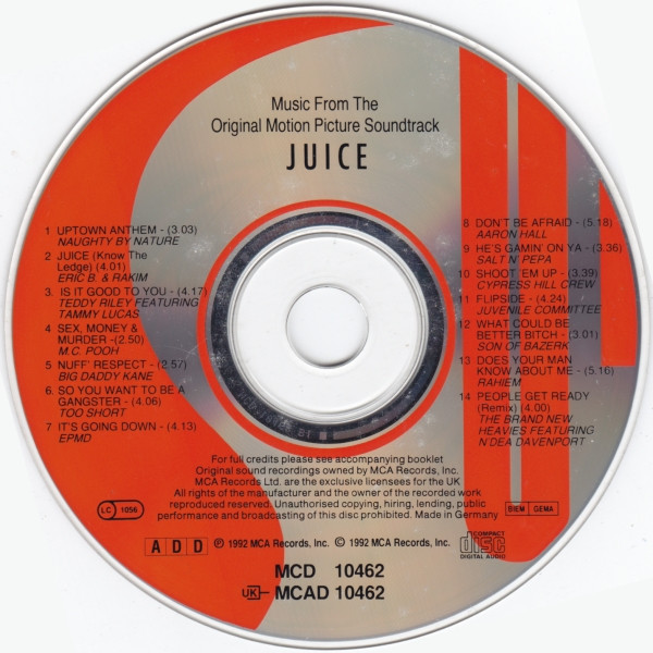 Various - Juice (Original Motion Picture Soundtrack) 3 Various - Juice (Original Motion Picture Soundtrack)
