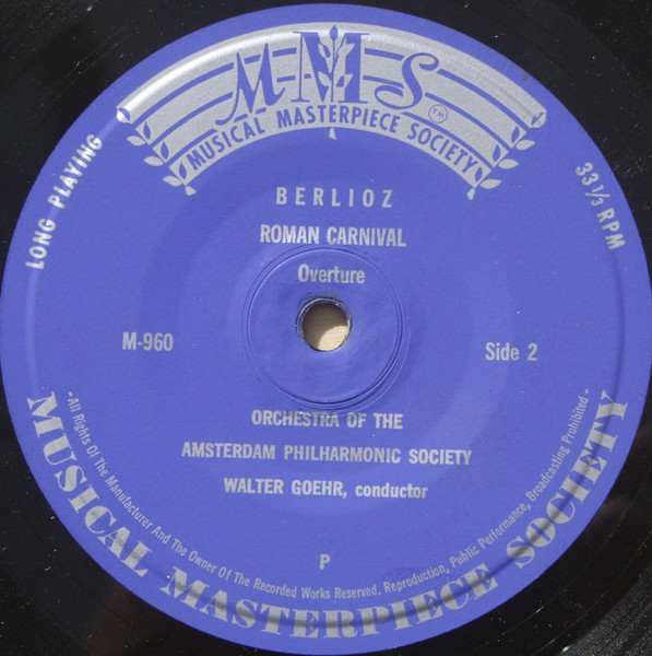 Carl Maria von Weber, Hector Berlioz, Orchestre Des Concerts De Paris, Amsterdam Philharmonic Society Orchestra - Invitation To The Dance / Roman Carnival. Overture 4 Carl Maria von Weber, Hector Berlioz, Orchestre Des Concerts De Paris, Amsterdam Philharmonic Society Orchestra - Invitation To The Dance / Roman Carnival. Overture