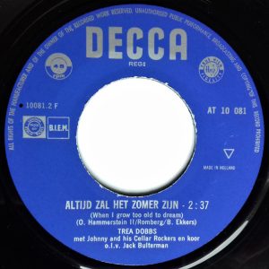 Trea Dobbs - Altijd Zal Het Zomer Zijn / Hi-Lili, Hi-Lo