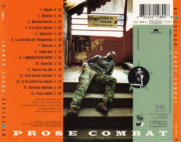 MC Solaar - Prose Combat 2 MC Solaar - Prose Combat