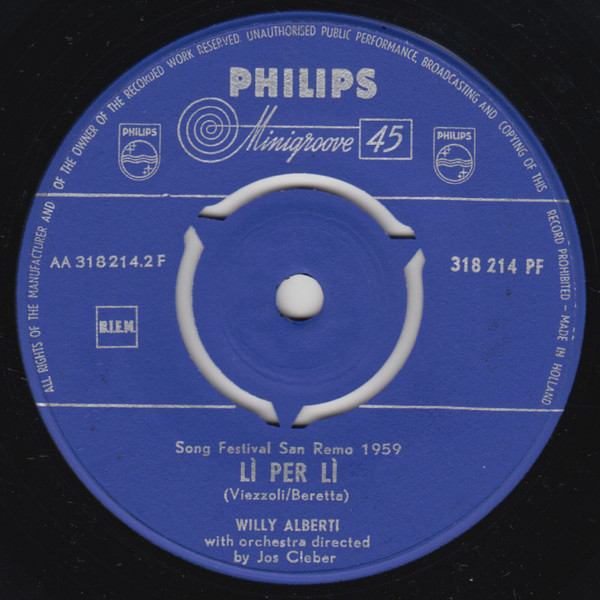 Willy Alberti - Piove (Ciao Ciao, Bambina) 2 Willy Alberti - Piove (Ciao Ciao, Bambina)