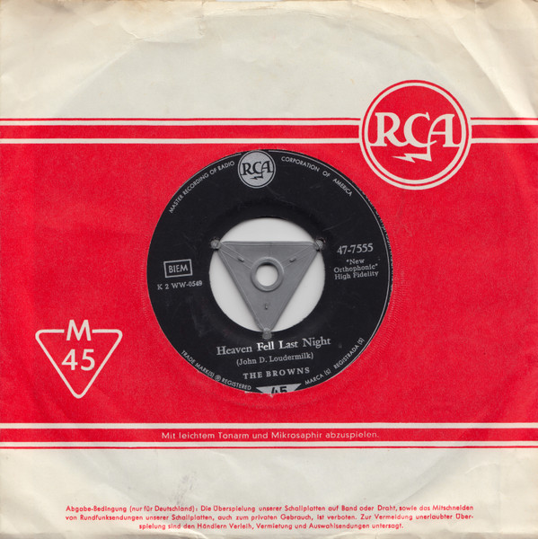 The Browns (3) - The Three Bells 4 The Browns (3) - The Three Bells