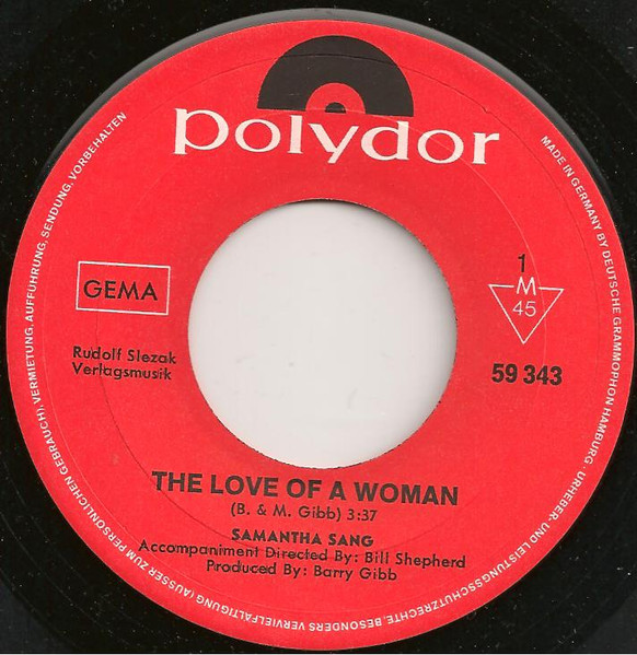 Samantha Sang - The Love Of A Woman 2 Samantha Sang - The Love Of A Woman