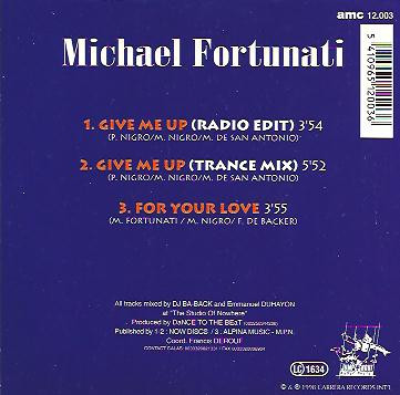 Michael Fortunati - Give Me Up 2 Michael Fortunati - Give Me Up