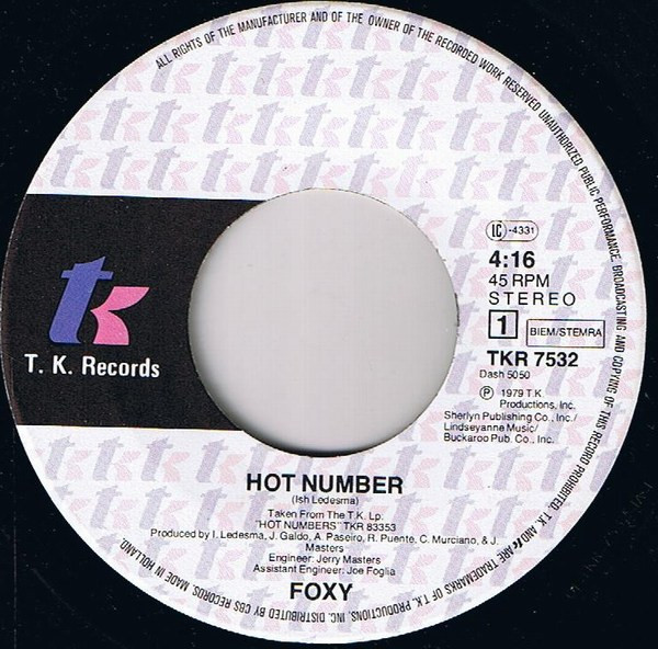 Foxy - Hot Number 3 Foxy - Hot Number