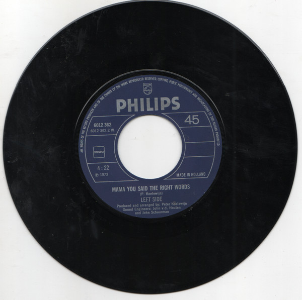 Left Side - (Like A) Locomotion / Mama You Said The Right Words 4 Left Side - (Like A) Locomotion / Mama You Said The Right Words