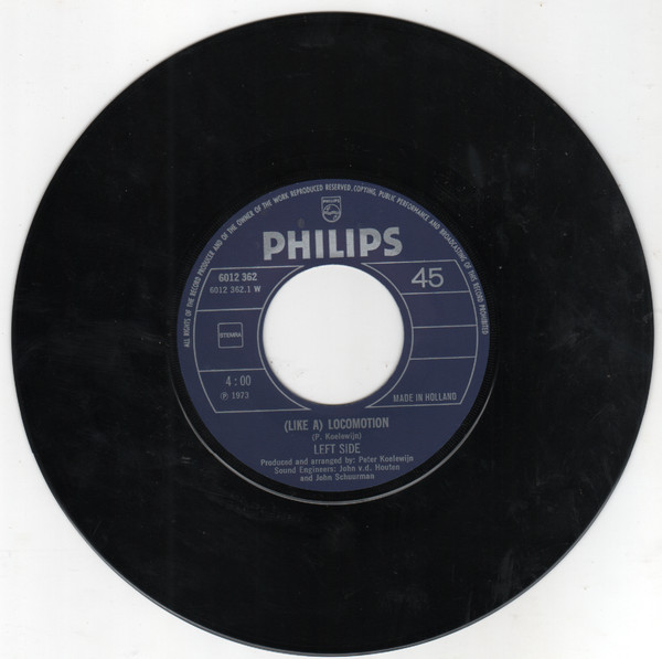 Left Side - (Like A) Locomotion / Mama You Said The Right Words 3 Left Side - (Like A) Locomotion / Mama You Said The Right Words