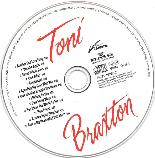 Toni Braxton - Toni Braxton 3 Toni Braxton - Toni Braxton