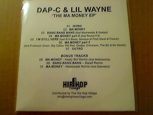 Dap-C, Lil Wayne - The Ma Money EP 2 Dap-C, Lil Wayne - The Ma Money EP