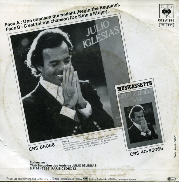 Julio Iglesias - Une Chanson Qui Revient (Begin The Beguine) 2 Julio Iglesias - Une Chanson Qui Revient (Begin The Beguine)