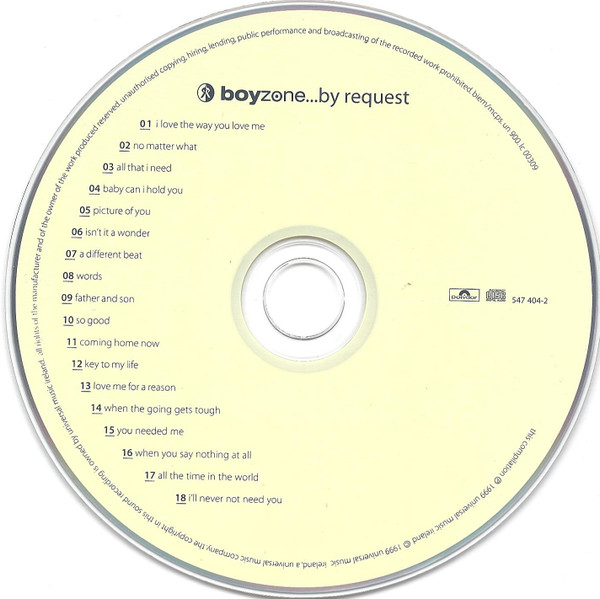 Boyzone - ...By Request 3 Boyzone - ...By Request