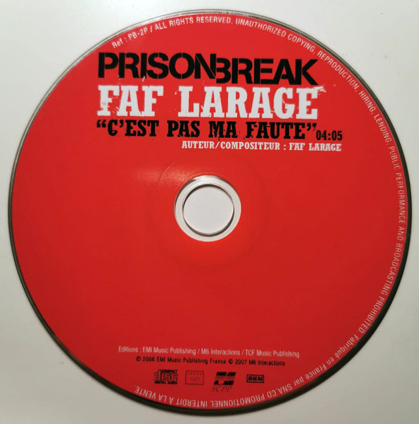 Faf Larage - C'est Pas Ma Faute (Prison Break) 3 Faf Larage - C'est Pas Ma Faute (Prison Break)