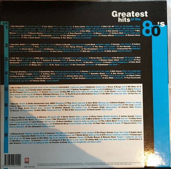 Various - Greatest Hits Of The 80's 2 Various - Greatest Hits Of The 80's