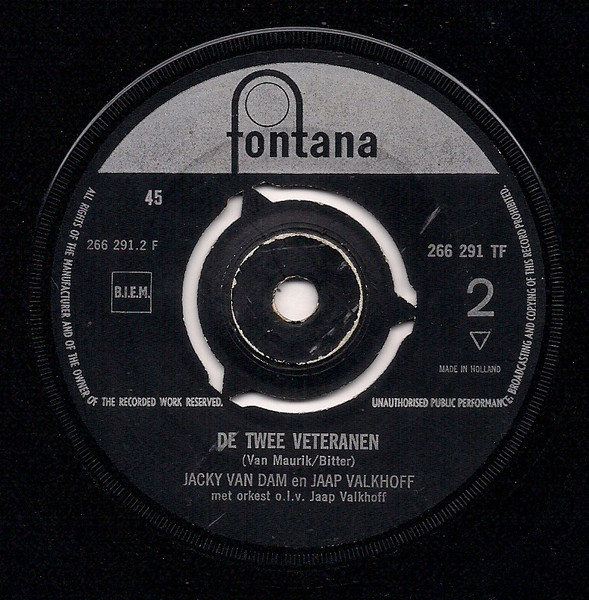 Jacky Van Dam - Hand In Hand, Kameraden / De Twee Veteranen 4 Jacky Van Dam - Hand In Hand, Kameraden / De Twee Veteranen